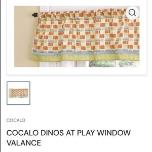 CoCaLo Dinos at Play Window Valance